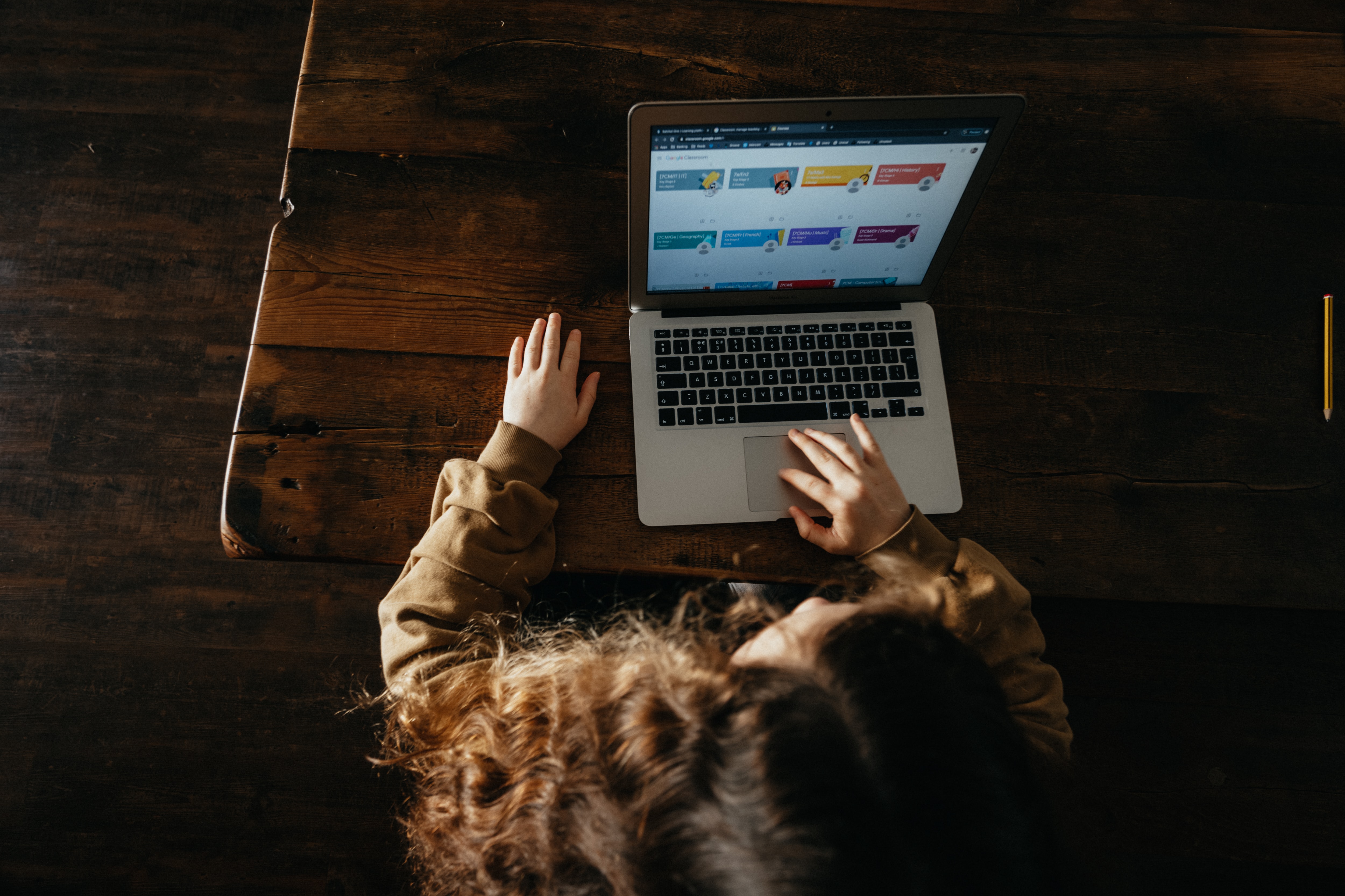 Child on laptop