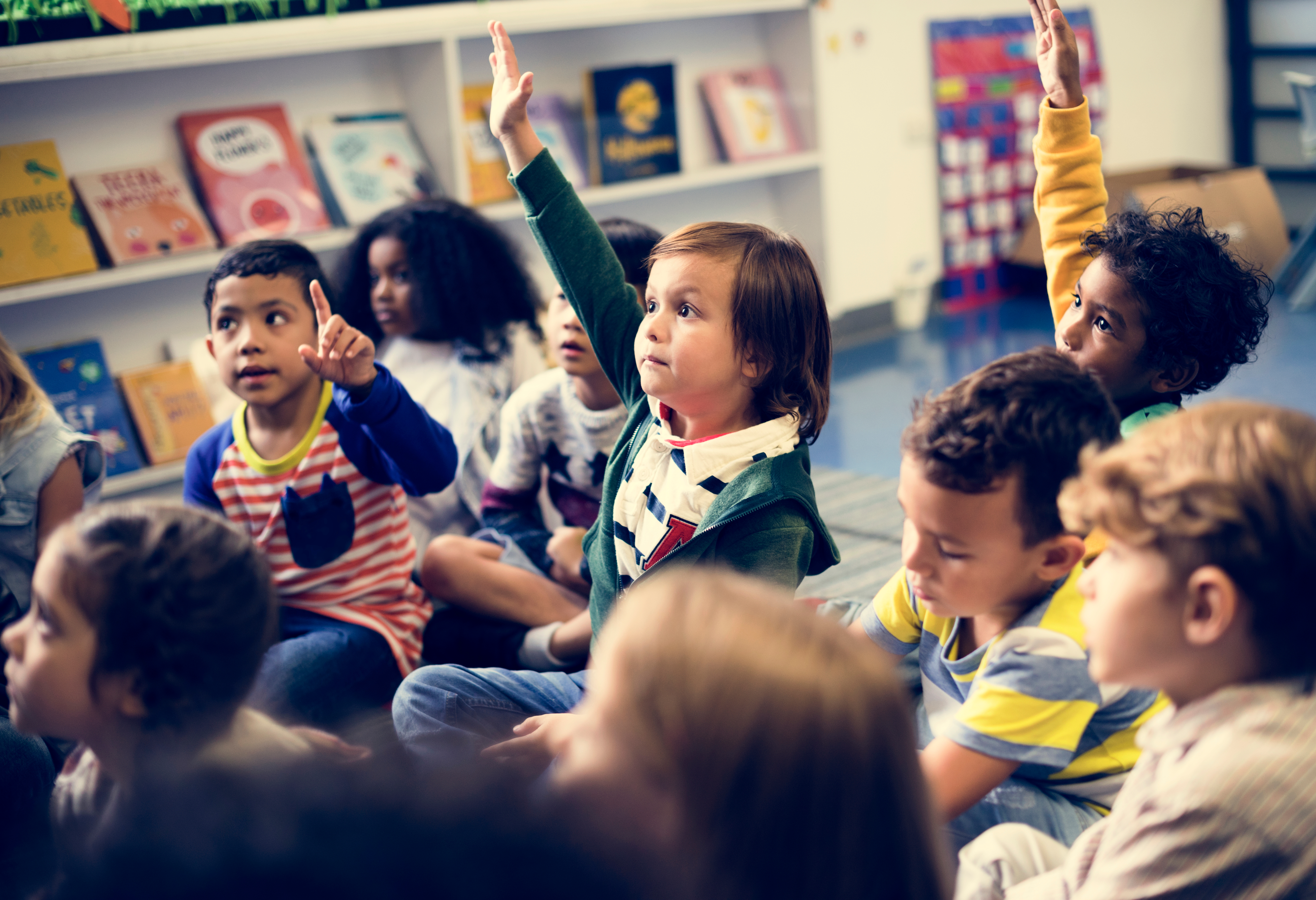 Children in classroom