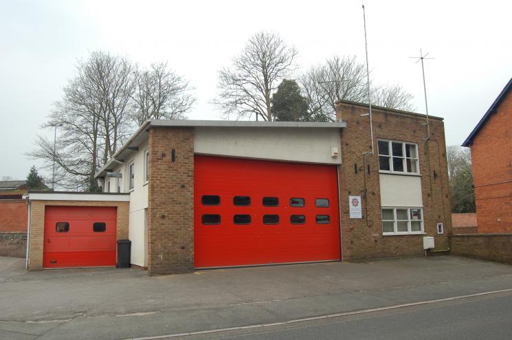 The outside of Wellington Fire Station. 