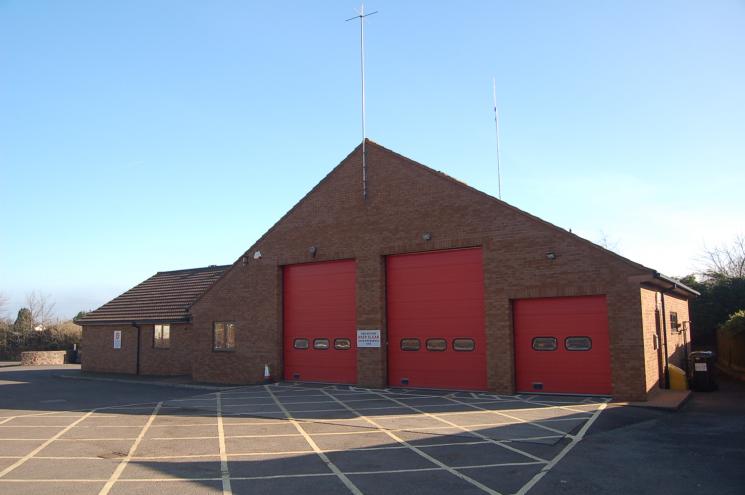 The outside of Williton Fire Station
