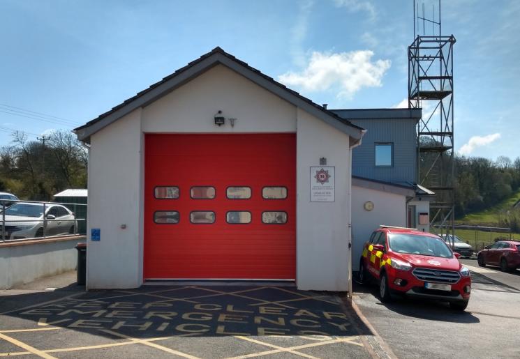 Axminster Fire Station.